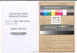 Entnazifizierung Heinrich Meyer , geb. 20.12.1891 (Kaufm.Angestellter)