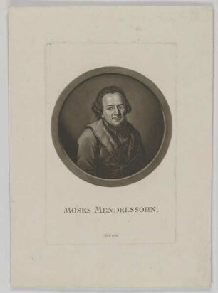Bildnis des Moses Mendelssohn