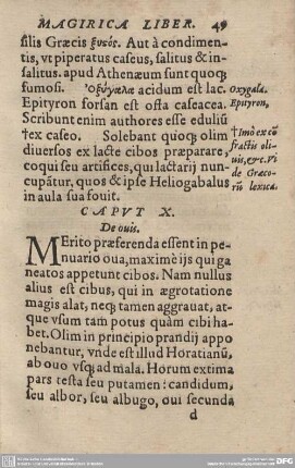 CAPUT X. De ovis.