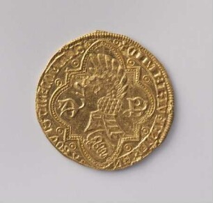 Goldgulden des Mailänder Herzogs Bernabò Visconti