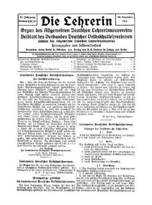 Landesverein Preußischer Volksschullehrerinnen