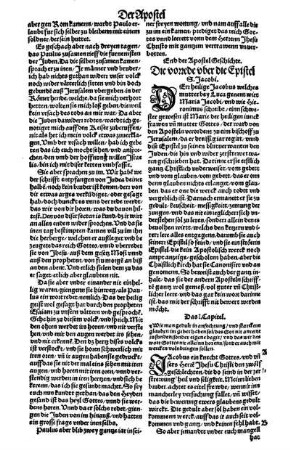 Die vorrede vber die Epistel S. Jacobi.