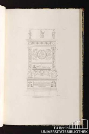 Pl. 5. Tombeau De Castro Dans L'Église De St.e Marie Du Peuple A Rome.