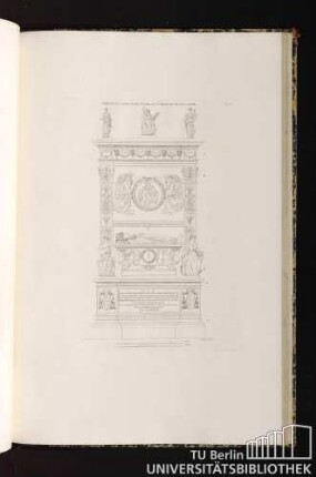 Pl. 5. Tombeau De Castro Dans L'Église De St.e Marie Du Peuple A Rome.
