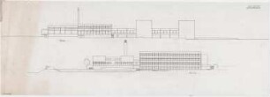 Döllgast, Hans; Tegernsee; Gymnasium - Nordseite; Westseite (Ansichten)