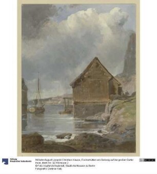 Fischerhütten von Selswig auf der großen Sarter Insel