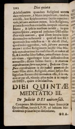 102-105, Meditatio III