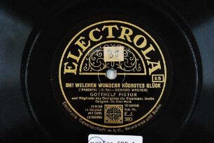 Oh! Welchen Wunders höchstes Glück : ("Parsifal", III. Akt) / (Richard Wagner)