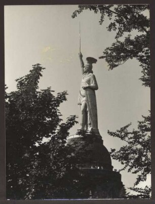 Hermannsdenkmal. Detmold. Hiddesen. Papierabzug