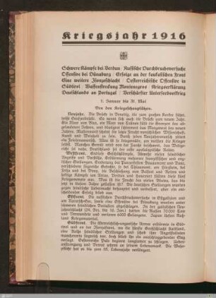 Kriegsjahr 1916