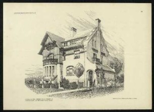 Tafel 56: Villa Schmidt in Obersendling bei München. Zweite Ansicht