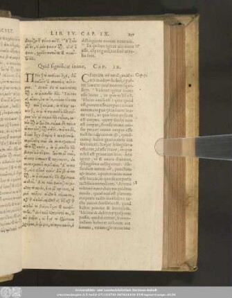 Quid significat inane, Cap. IX.