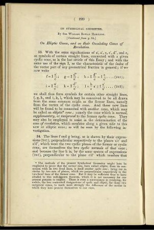 On symbolical geometry.
