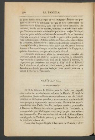 Capítulo VIII. - La conspiración.