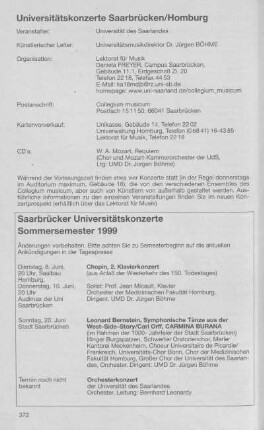 Saarbrücker Universitätskonzerte