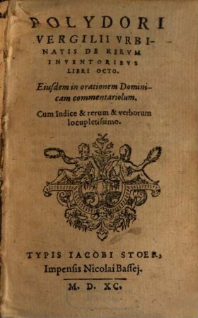 De rerum inventoribus libri octo