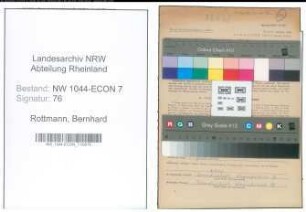 Entnazifizierung Bernhard Rottmann , geb. 17.11.1885 (Polierer)