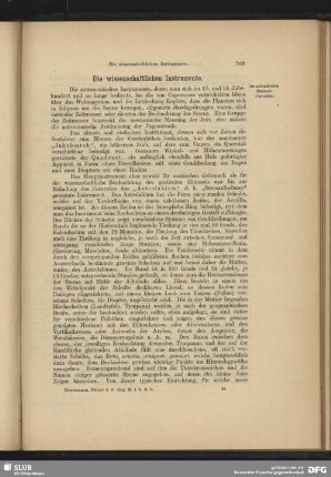 Die wissenschaftlichen Instrumente