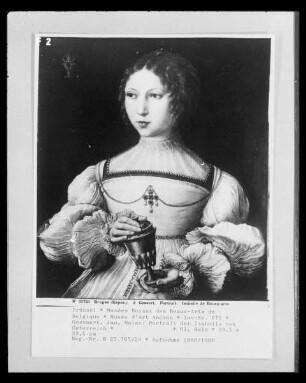 Portrait der Isabella von Österreich