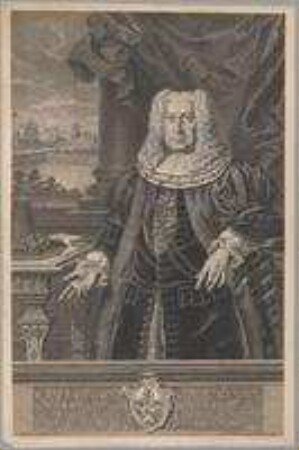 Christoph Gottfried Peller, Ratskonsulent; geb. 16. Februar 1691; gest. 22. März 1741