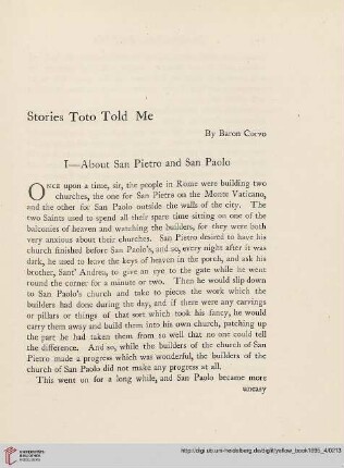 7: Stories Toto told me, [1]