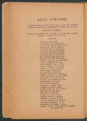 Acto tercero