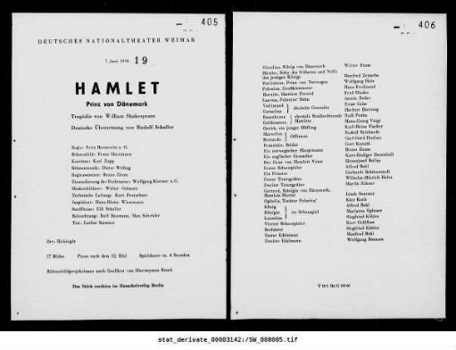 Hamlet Prinz von Dänemark