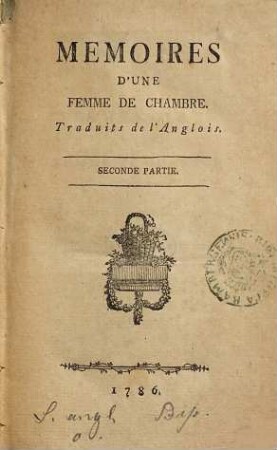 Mémoires D'Une Femme De Chambre, 2