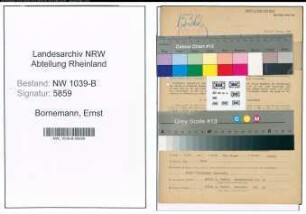 Entnazifizierung Ernst Bornemann , geb. 20.12.1905 (Angestellter)