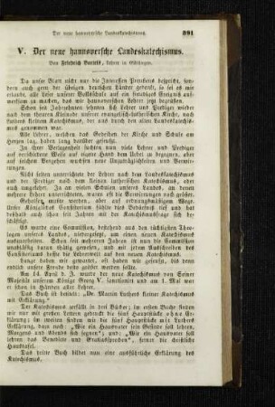 ¬Der¬ neue hannoversche Landeskatechismus