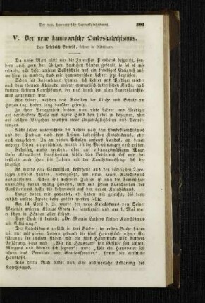 ¬Der¬ neue hannoversche Landeskatechismus