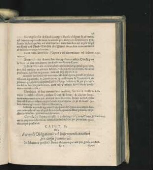 Caput X. De Formula Obligationis vel Instrumenti executivi pro causis pecuniariis.