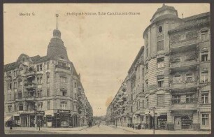 Ansichtskarte Freiligrathstraße, Ecke Camphausen Straße