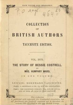 The story of Bessie Costrell