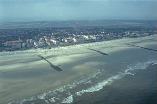 Blick auf Ort Wangerooge