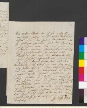 Brief von Goethe, Ottilie von an Goethe, Johann Wolfgang von