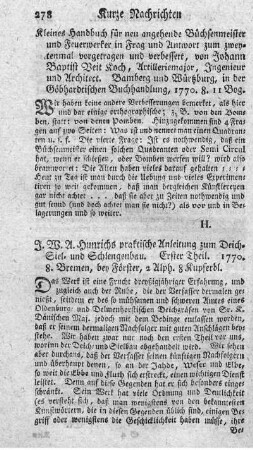 Praktische Anleitung zum Deich-, Siel- und Schlengenbau. T.1.