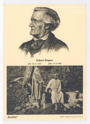 Richard Wagner, geb. 22.5.1813, gest. 13.2.1883 - "Parsifal"