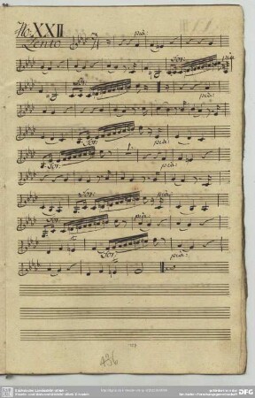 22. Anonymus, Lento, f-Moll