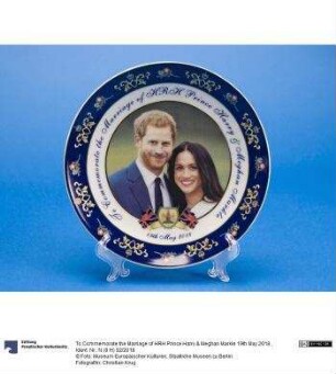 To Commemorate the Marriage of HRH Prince Harry & Meghan Markle 19th May 2018.