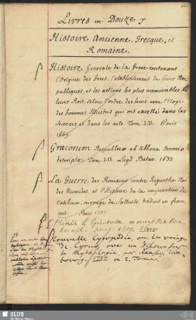 Histoire Ancienne, Grecque et Romaine