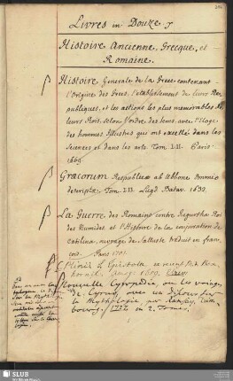 Histoire Ancienne, Grecque et Romaine