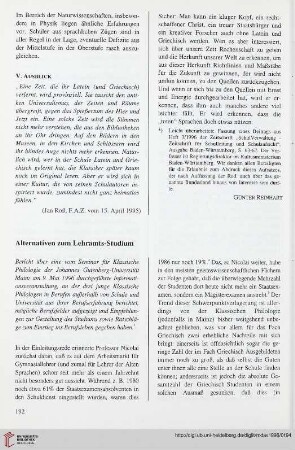 39: Alternativen zum Lehramts-Studium
