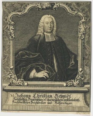 Bildnis des Johann Christian Schmidt
