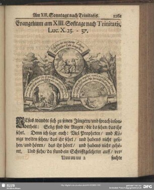 Evangelium am XIII. Sonntage nach Trinitatis, Luc. X. 23 - 37.