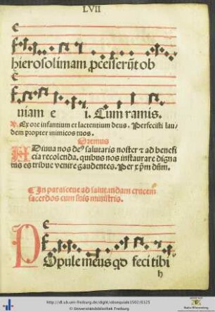 In parasceve ad salutanudm crucem sacerdos cum suis ministris