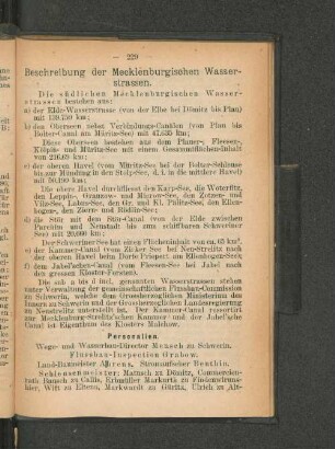 Beschreibung der Mecklenburgischen Wasser-strassen.