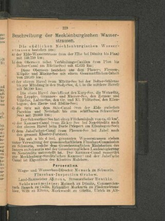 Beschreibung der Mecklenburgischen Wasser-strassen.