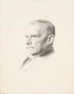 Portrait Theodor Wiegand: Portrait Theodors Wiegand, 1864 - 1941, Archäologe; Präsident des Deutschen Archäologischen Instituts; Geheimer Regierungsrat