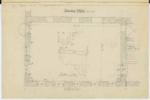 Rathaus, Straubing: Grundriss (aus: Skizzen- und Fotoalbum 2)